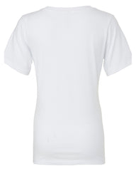 Bella + Canvas Ladies Relaxed Jersey V-Neck T-Shirt 6405