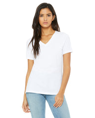 Bella + Canvas Ladies Relaxed Jersey V-Neck T-Shirt 6405