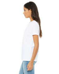 Bella + Canvas Ladies Relaxed Jersey V-Neck T-Shirt 6405