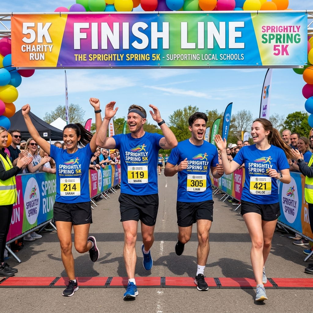 Elevate Your Next Charity Run with Custom DTF Event Merchandise