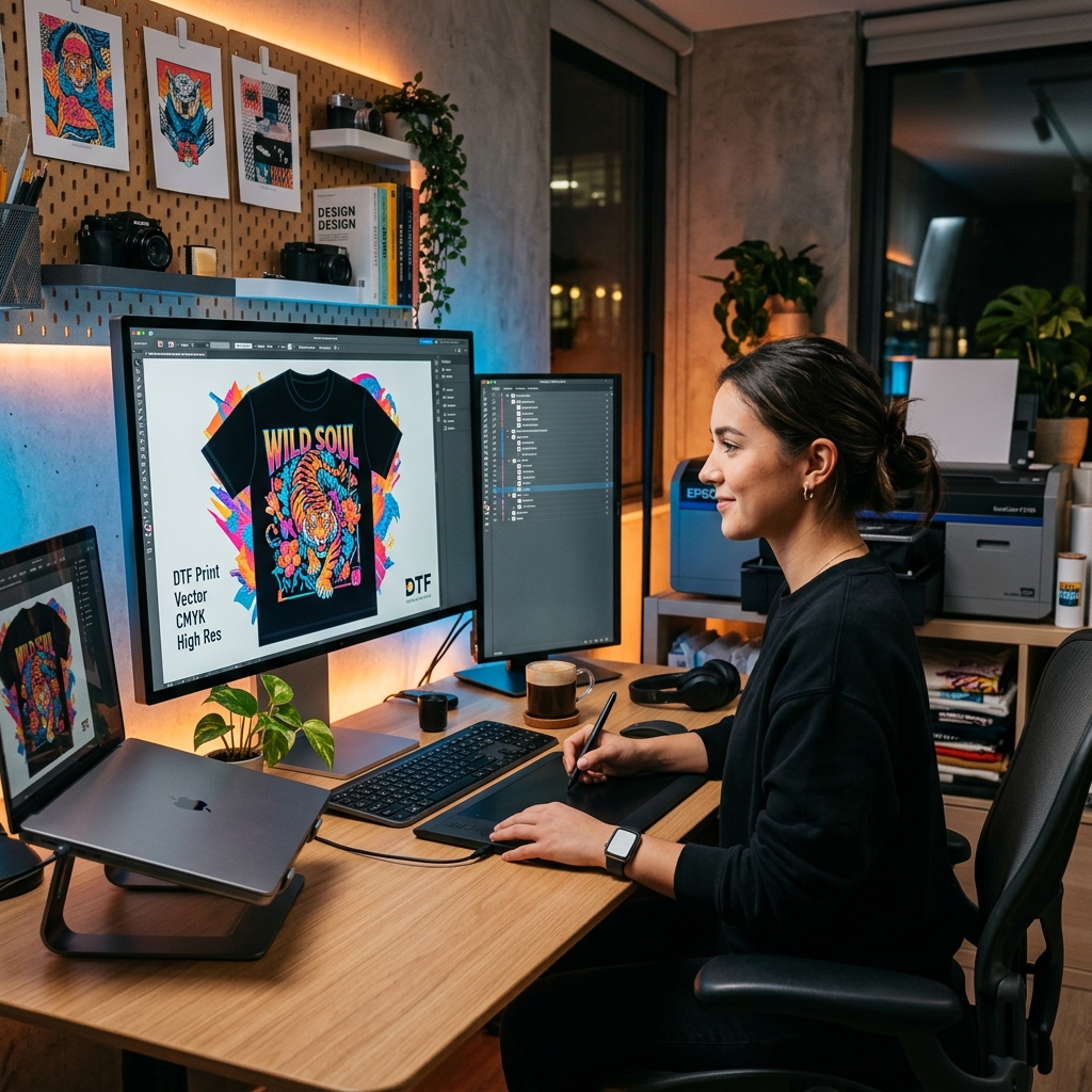 How to Prepare Your Artwork for Flawless Custom DTF Printing