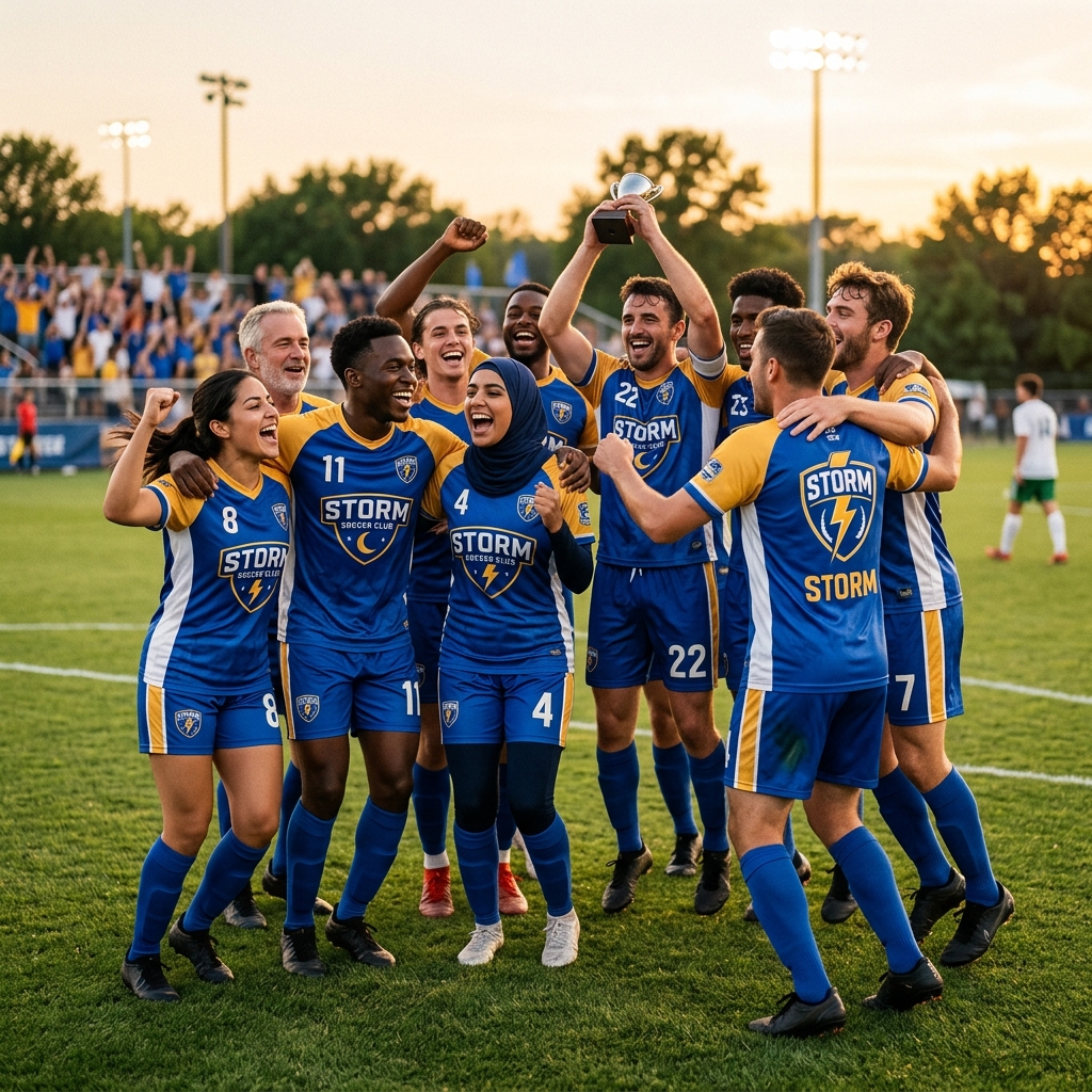 Team Celebrating