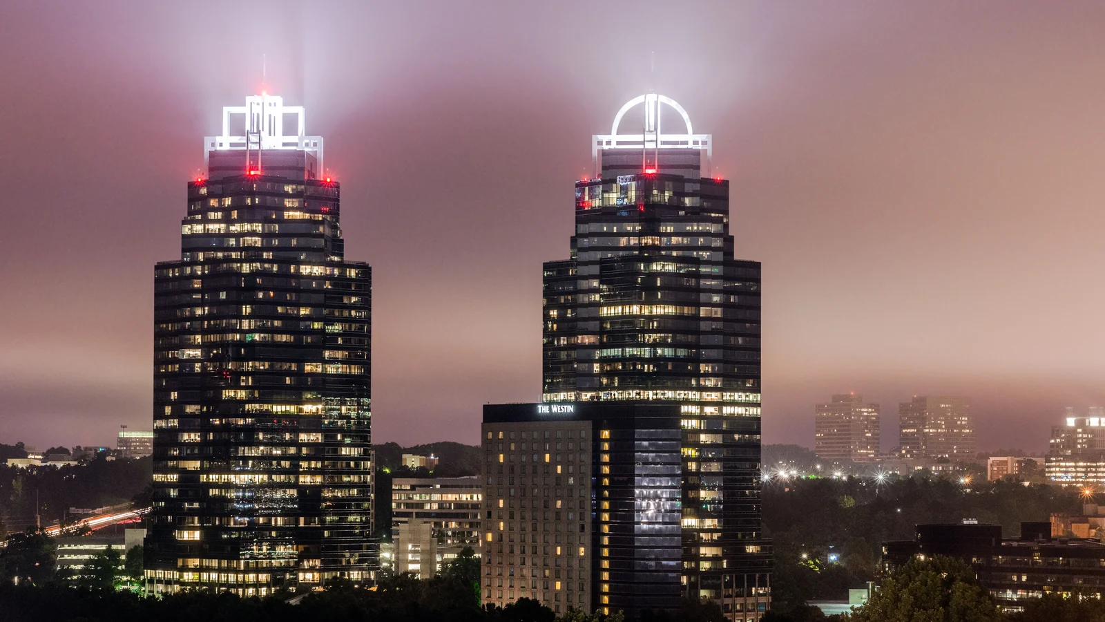Iconic Concourse King & Queen Towers — Sandy Springs