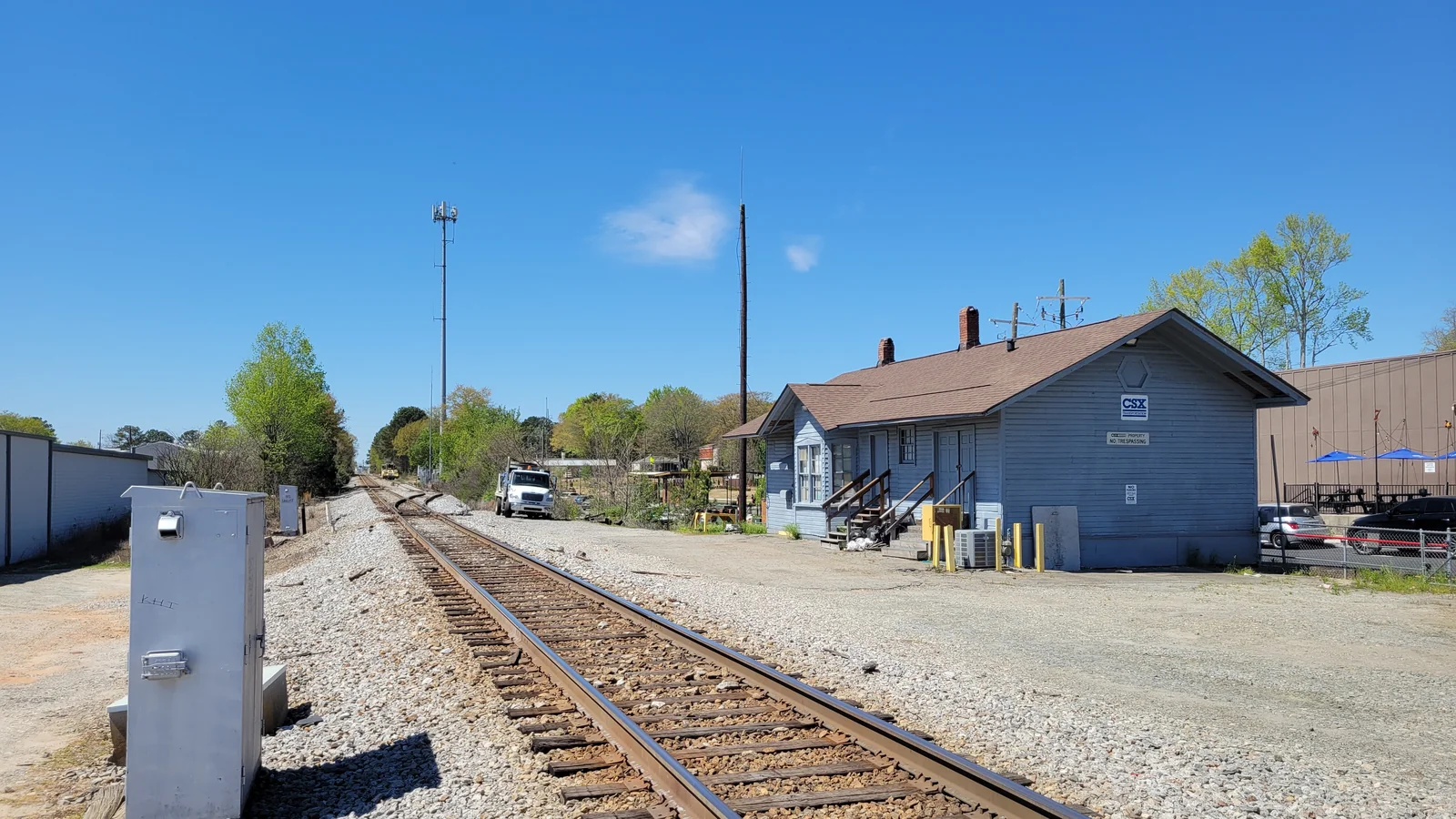 Historic Tucker Train Depot & Main Street